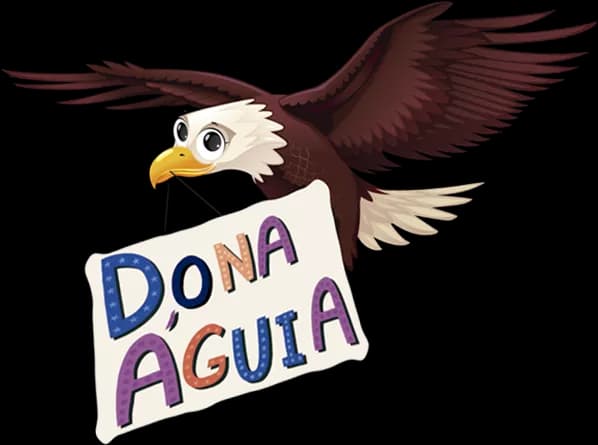 Logo da marca de Dona Águia.